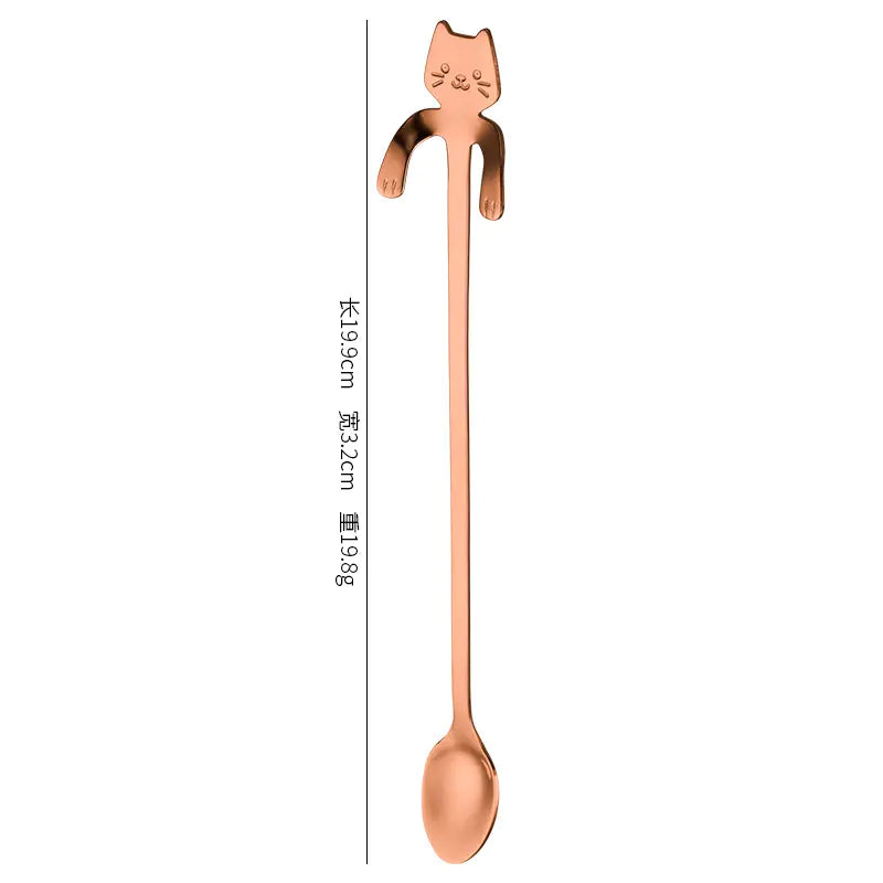 Charming Cat Stainless Steel Spoon