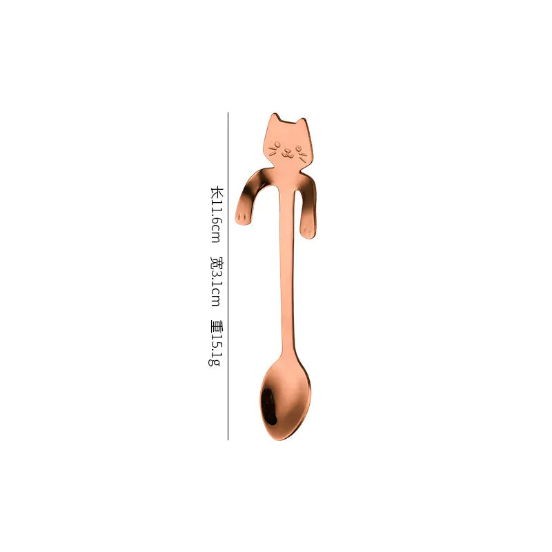 Charming Cat Stainless Steel Spoon