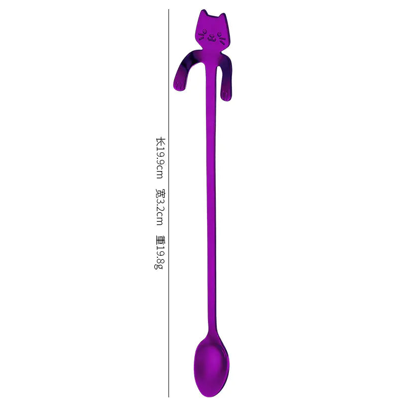 Charming Cat Stainless Steel Spoon