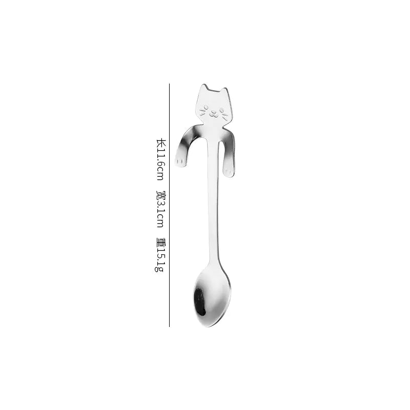Charming Cat Stainless Steel Spoon