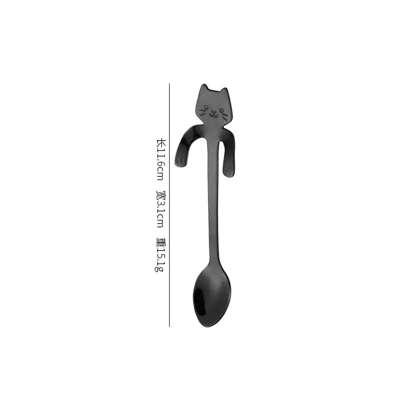 Charming Cat Stainless Steel Spoon