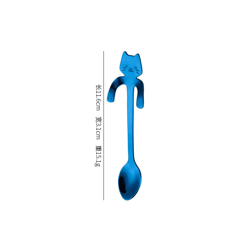 Charming Cat Stainless Steel Spoon