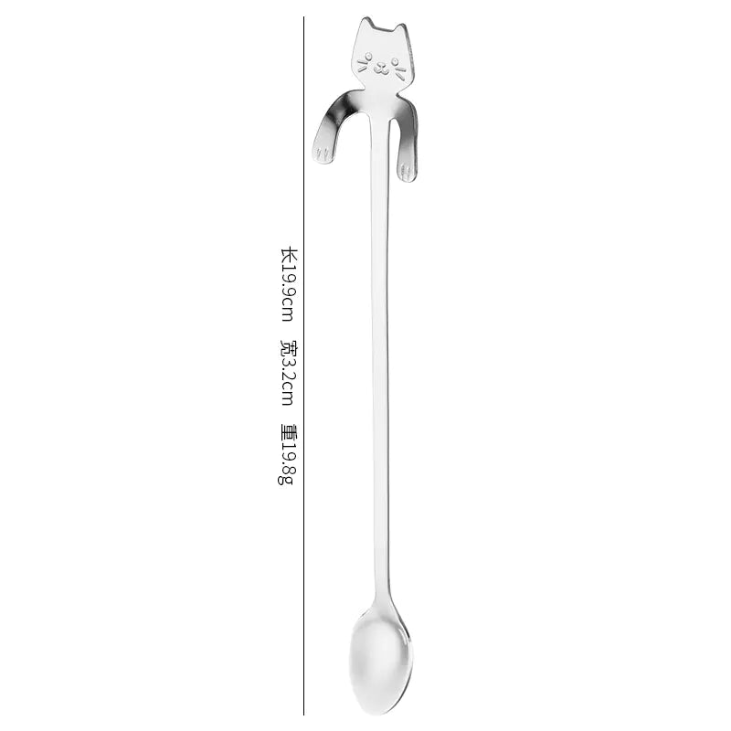 Charming Cat Stainless Steel Spoon