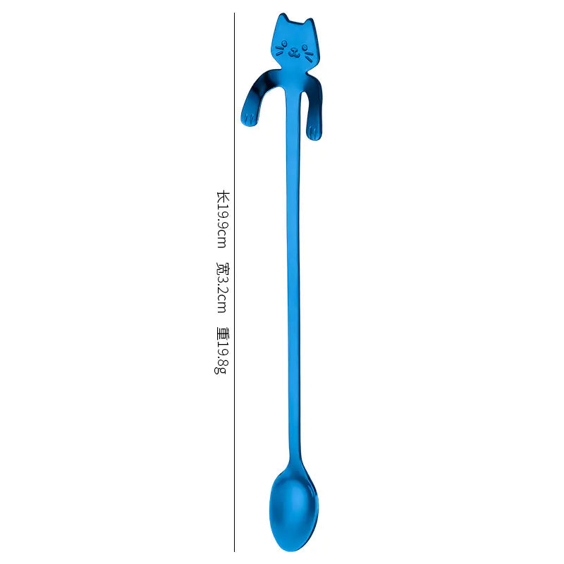 Charming Cat Stainless Steel Spoon