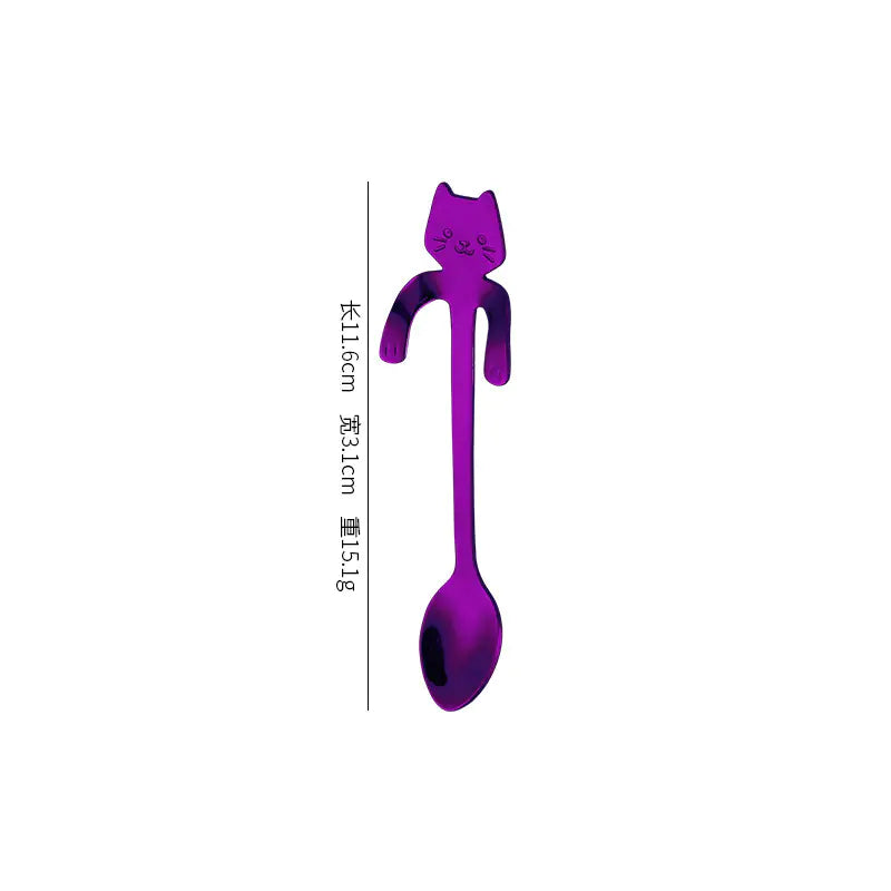 Charming Cat Stainless Steel Spoon