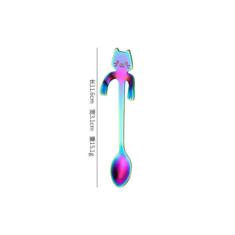 Charming Cat Stainless Steel Spoon