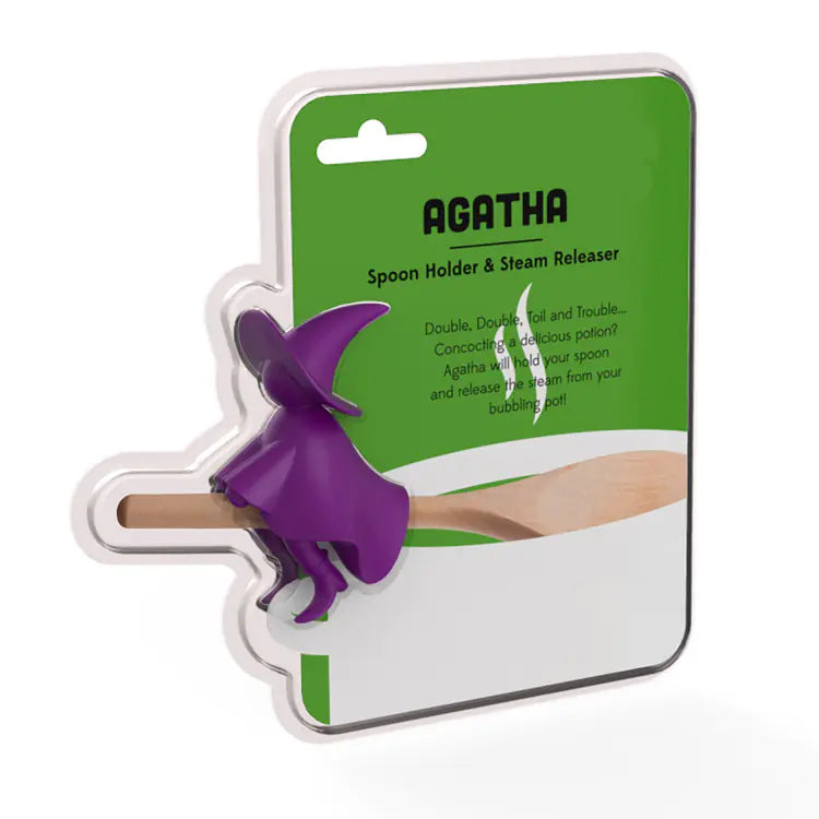 Silicone Witch Anti-Spill Spoon Holder
